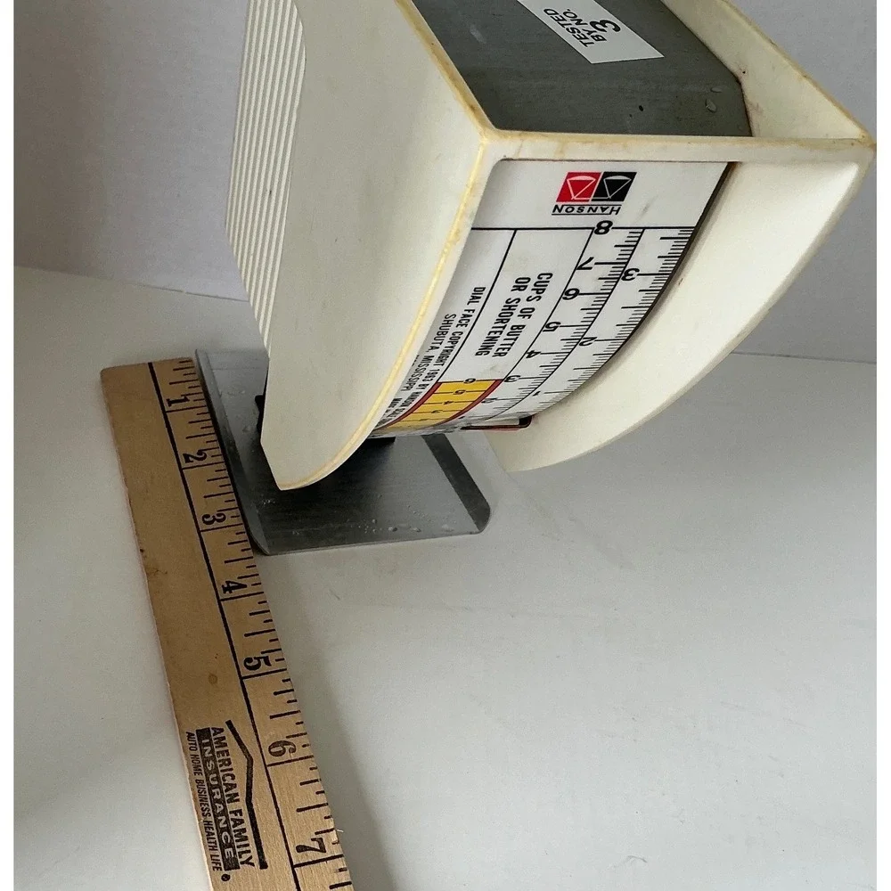 Hanson‎ Vintage Recipe Scale Model 1308 Kitchen Food Weight Butter Cream 8lb